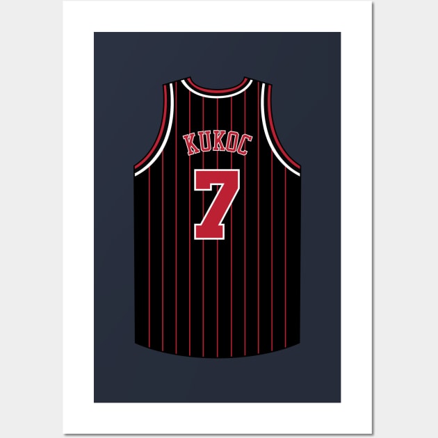 Toni Kukoc Chicago Jersey Qiangy Wall Art by qiangdade